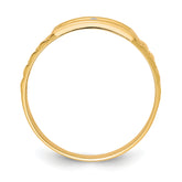 10k & Rhodium Men's Our Lady of Guadalupe Ring